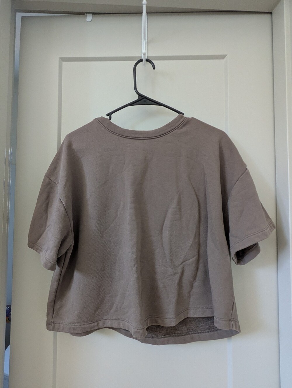 a new day Cropped Boxy Tee in Taupe